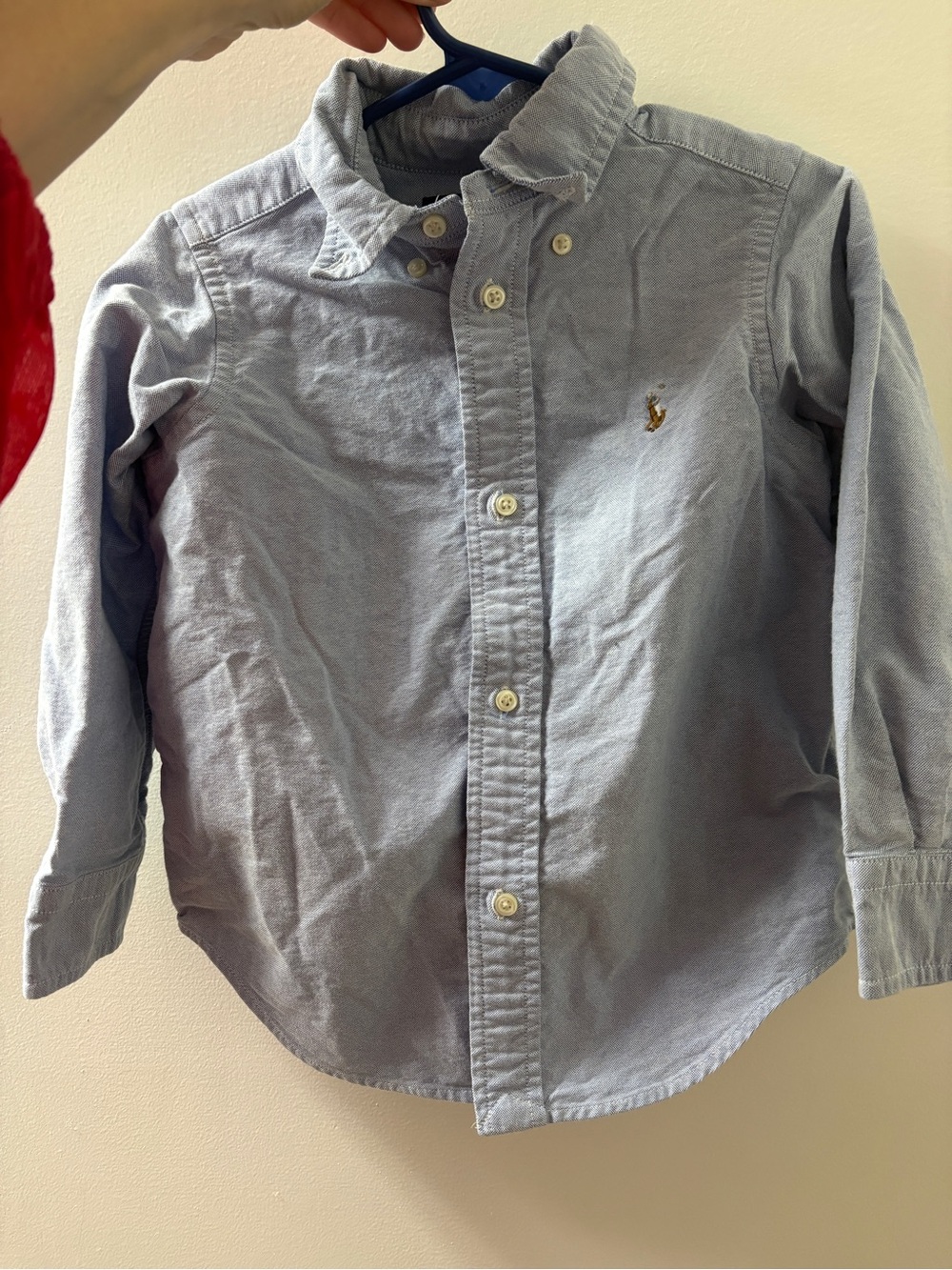 Ralph Lauren Light Blue Button-Down Kids Shirt